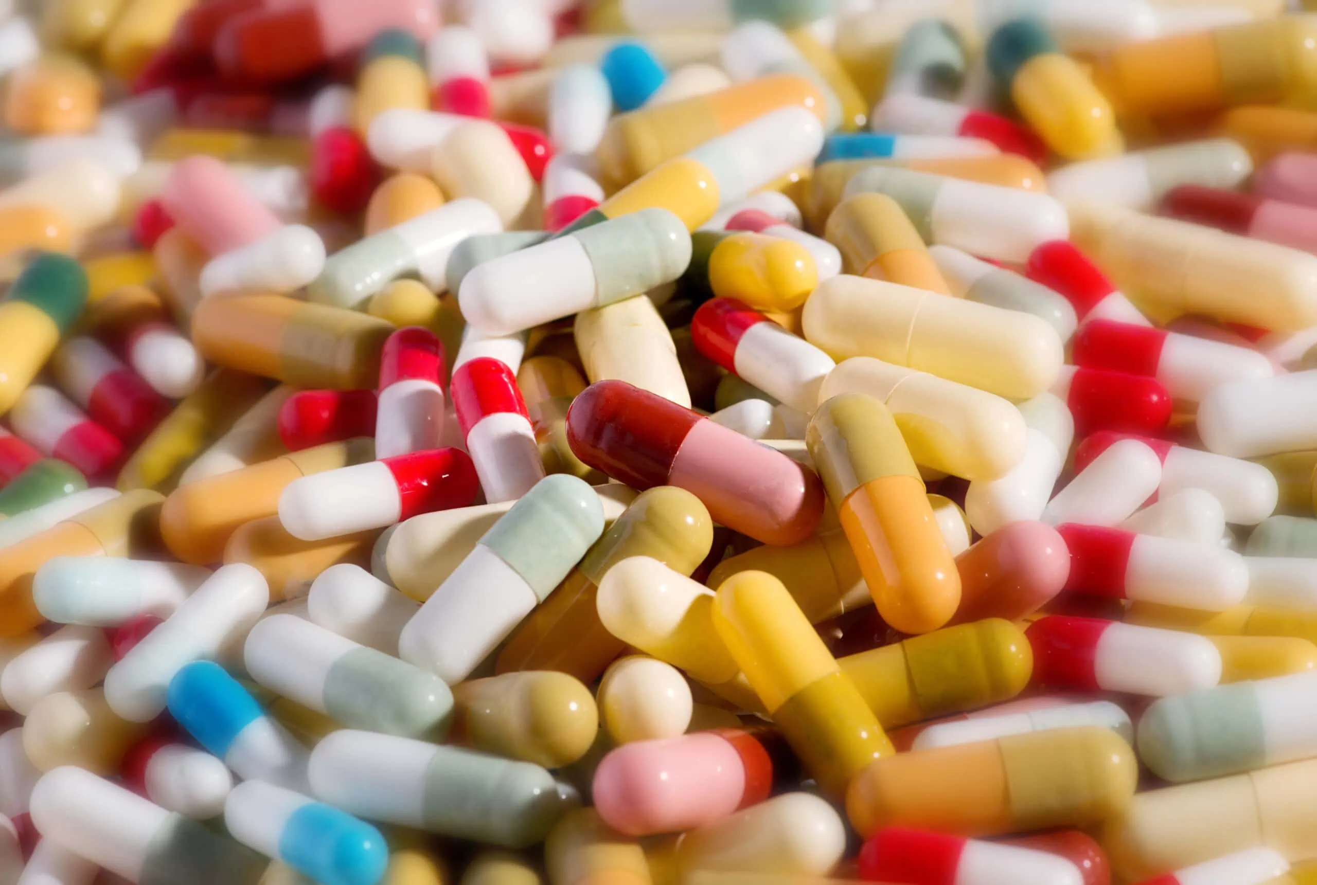 Background Of Assorted Capsules