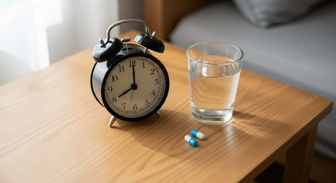 Alarm Clock With Water And Capsules