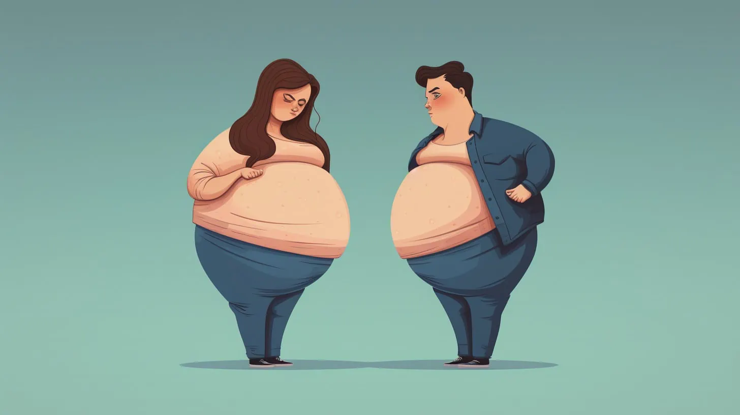 Cc4863 Cute Illustration Of A Man And A Woman Comparing Their B 30260765 565b 4d9c A580 85c55b70be01 (1)