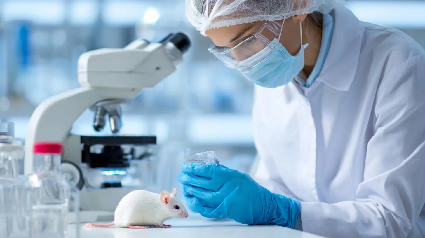 Cc4863 Scientist Working With Lab Mice High Resolution Very Re 9b353f0b 197e 4c86 9399 0807d509bd60