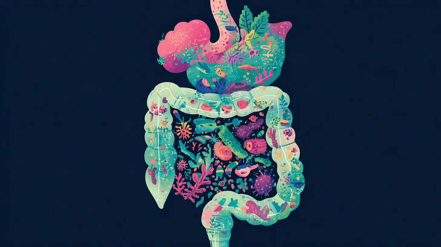 Cc4863 Stylized Graphic Of A Human Gut Microbiome Ar 169 St C27cee42 Ad4c 48b7 8215 4b9c7d25b256