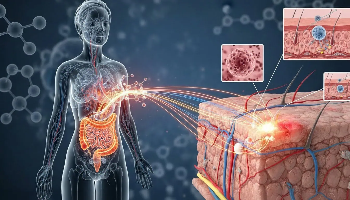 Gut Skin Axis Microbiome Inflammation Connection
