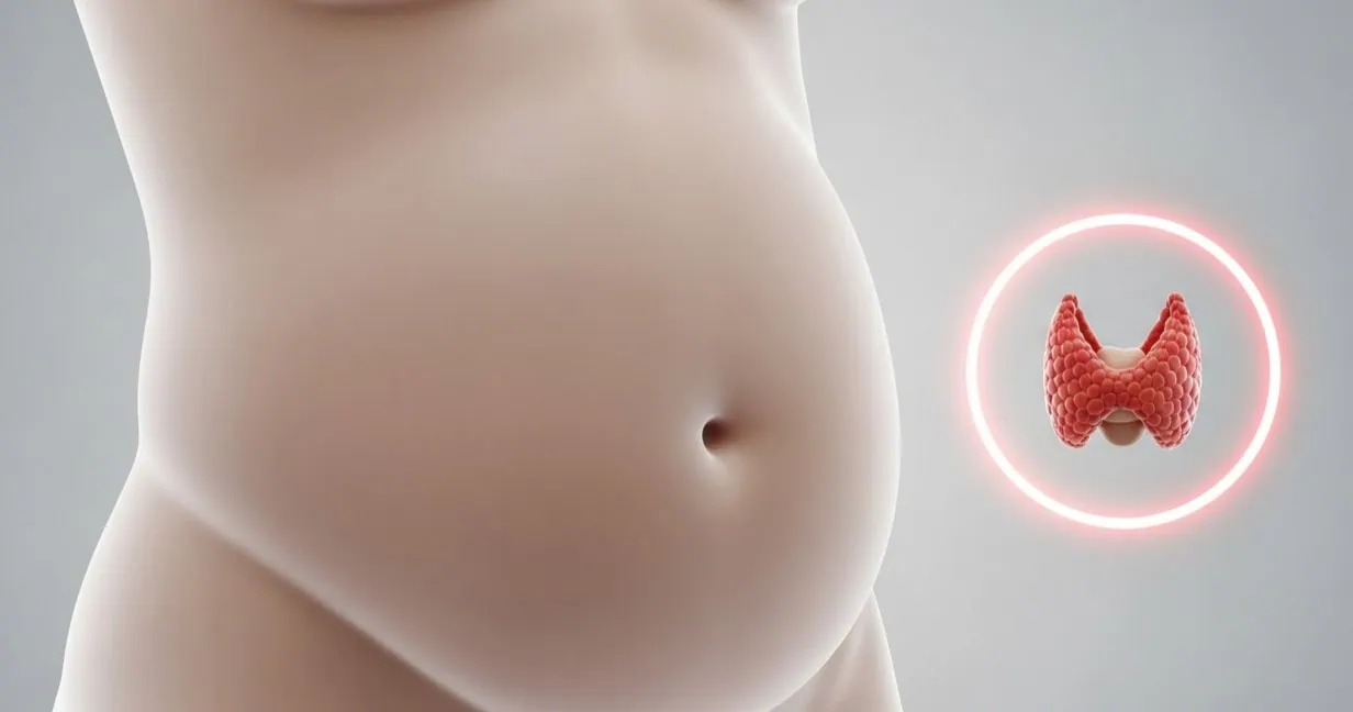 Inflated Belly Thyroid Icon